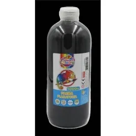 farba-plakatowa-zielona-czarna-1000ml-sweet-colours