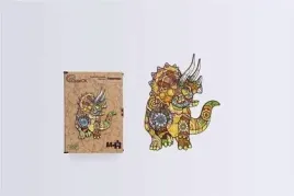 puzzle-drewniane-eko-74-triceratops-a4-puzzleok