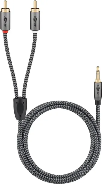 kabel-audio-jack-2x-rca-goobay-plus-textil-3m-marka-goobay