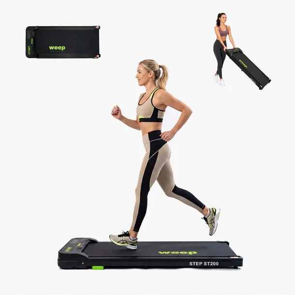Bieżnia Elektryczna Domowa Pod Łóżko Walking pad WEEP STEP 2 nachyl. 10km/h