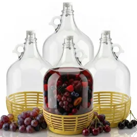 4x-balon-dama-gasior-szklany-5l-butla-winiarska-na-wino-z-uchem-w-koszyku