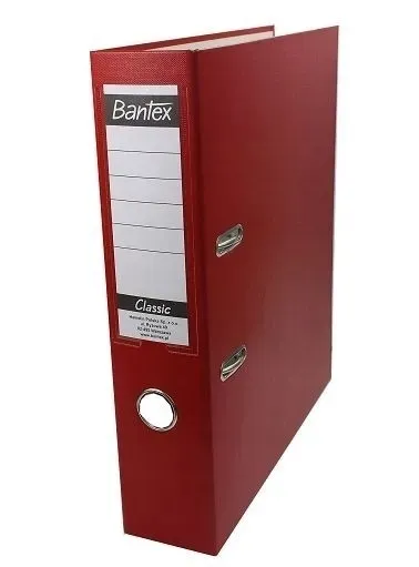 segregator-a4-budget-75cm-czerwony-bantex-stan-nowy