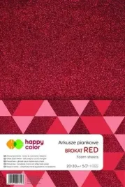 arkusze-piankowe-brokat-a4-czerw-5szt-happy-color