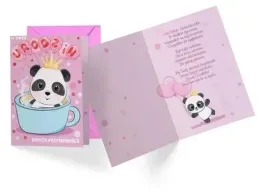 karnet-b6-pr-411-urodziny-dzieciece-panda-kukar