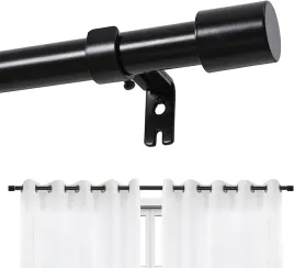 joydeco-regulowany-czarny-drazek-na-zaslony-76-114-cm-do-sypialni-laienki