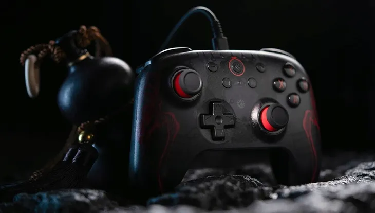 8bitdo-ultimate-2c-wired-pad-black-myth-wukong-przewodowypad-usb-pc-android-zawiera-baterie-nie