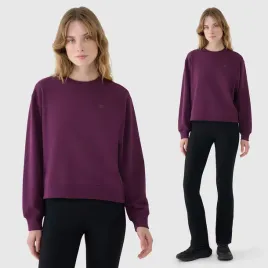 bluza-damska-4f-sportowa-dresowa-nieocieplana-luzna-bawelna-fioletowa-xxl