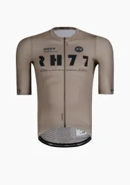 koszulka-rowerowa-kolarska-rh77-prime-clay-bezowa-aero-limited-edition