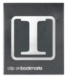 metalowa-zakladka-litera-i-clip-on