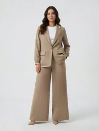 komplet-damski-sportowa-marynarka-szerokie-spodnie-bezowy-oversize-l
