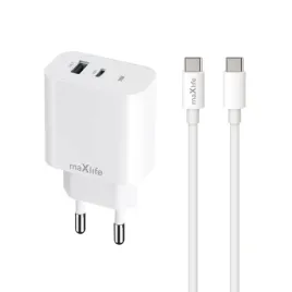 maxlife-ladowarka-sieciowa-pd-qc-mxtc-06-30ac-1x-usb-c-1x-usb-30w-biala-k
