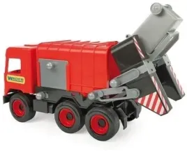 middle-truck-smieciarka-czerwona