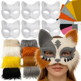 maska-kota-na-twarz-maaleo-do-malowania-diy-6x-maski-futerko-filc-therian