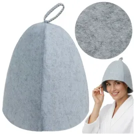 czapka-do-sauny-ochronna-filcowa-szara-uniwersalna-unisex-sauna