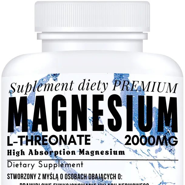 MAGNEZ L-TREONIAN 2000MG SEN KONCENTRACJA PAMIĘĆ STRES UKŁAD NERWOWY 90TABS