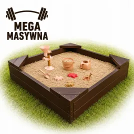 piaskownica-ogrodowa-drewniana-bardzo-mocna-120-x-120-frajda-z-laweczkami