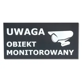 tabliczka-antracyt-uwaga-obiekt-monitorowany-20x10-or-druk-uv-or-plyta-dibond