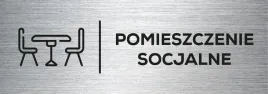 tabliczka-pomieszczenie-socjalne-nowoczesna-tabliczka-nierdzewna-20x7