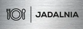tabliczka-jadalnia-nowoczesna-tabliczka-nierdzewna-20x7-grawerowana