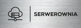 tabliczka-serwerownia-nowoczesna-tabliczka-nierdzewna-20x7-grawerowana
