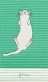 notes-feline-fine-bold-green-santoro