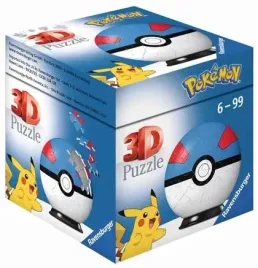 puzzle-3d-54-kula-pokemon-niebieska