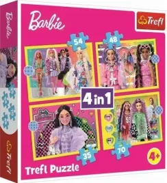 puzzle-4w1-wesoly-swiat-barbie-trefl-trefl