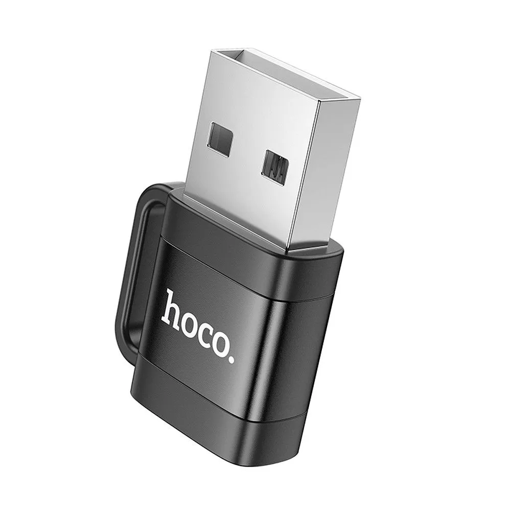 adapter-otg-usb-a-do-usb-c-hoco-3a-ua31d-czarny-stan-nowy