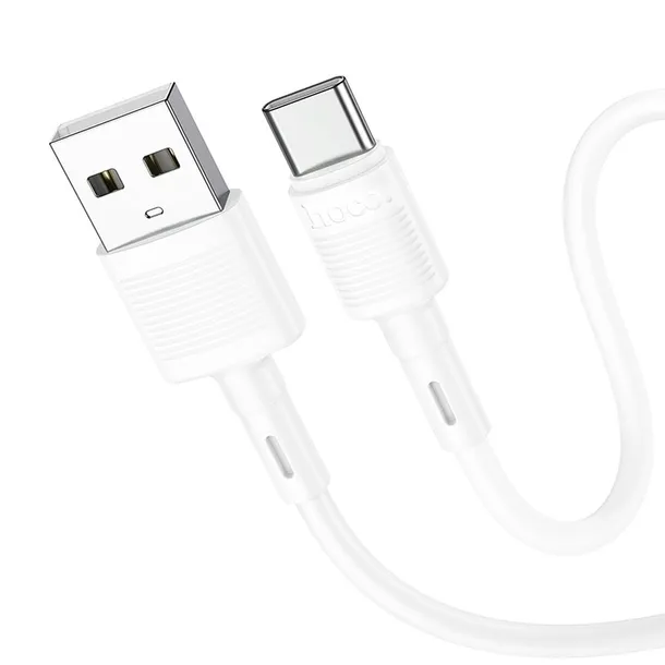 kabel-usb-a-do-usb-c-hoco-3a-1-m-x83-bialy