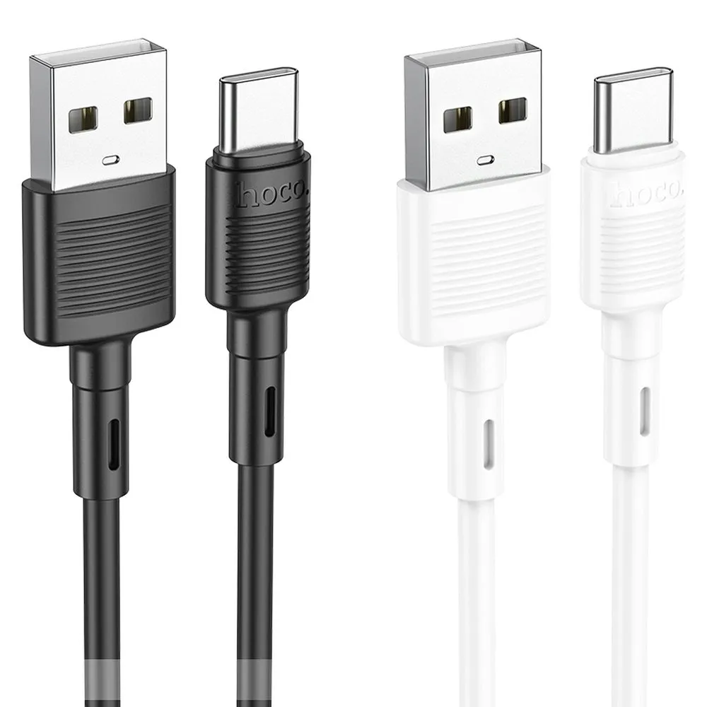 kabel-usb-a-do-usb-c-hoco-3a-1-m-x83-bialy