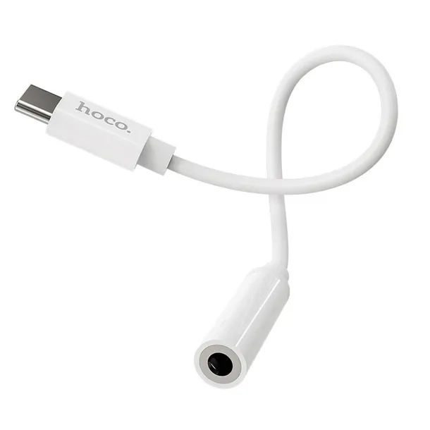 adapter-aux-usb-c-do-jack-35-mm-hoco-ls30-bialy-marka-hoco-stan-nowy