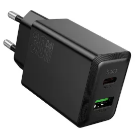 ladowarka-sieciowa-do-telefonu-hoco-usb-a-usb-c-qc3-0-pd-afc-3a-30w-n71-c