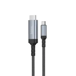 kabel-usb-c-do-hdmi-hoco-4k-30hz-2-m-ua43-stalowy-szary