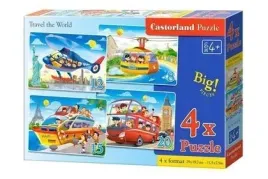 puzzle-x-4-travel-the-world-castor-castorland