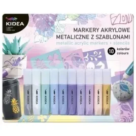 markery-akrylowe-metaliczne-10-kolorow-kidea-derf