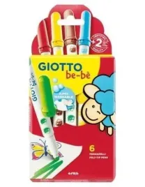 super-pisaki-6-kolorow-bebe-giotto-giotto