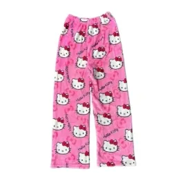 spodnie-damskie-od-pizamy-hello-kitty-ciepla-gruba-flanela-rozowa-pizama-l