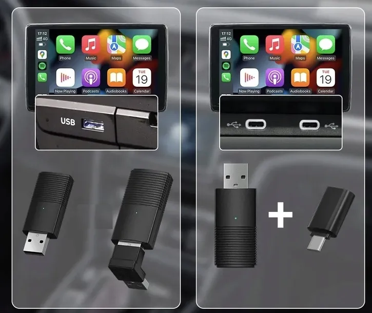 bezprzewodowy-adapter-mini-usb-nano-android-auto-do-samochodu-maly-do-auta-stan-nowy-stan-opakowania-oryginalne