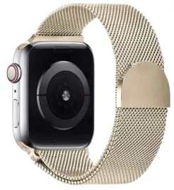 pasek-milanese-mediolanski-apple-watch-retro-gold-magnetyczny-42mm