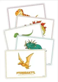 plansze-edukacyjne-a4-dinozaury-10-kart-learnho