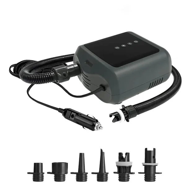 Pompka Elektryczna SUP PBG 6 12V LCD 16PSI do Deski Kajaka Materaca Auto