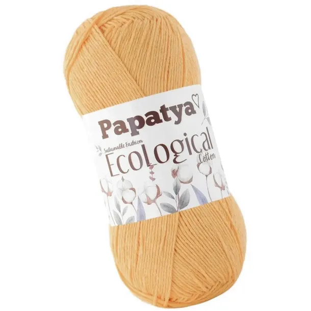 Włóczka PAPATYA Ecological Bawełniana BAWEŁNA 100% 100g / 300m MIODOWY 704