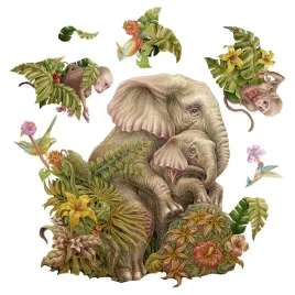 ozdoby-naklejki-safari-dzikie-zwierzeta-i-tropikalna-roslinnosc-100x125-cm