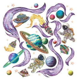 naklejki-bez-tla-dla-dzieci-rakiety-astronauci-planety-w-kosmosie-80x138-cm