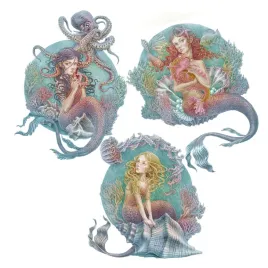 set-naklejek-na-sciane-male-syrenki-w-podwodnym-basniowym-swiecie-60x77-cm