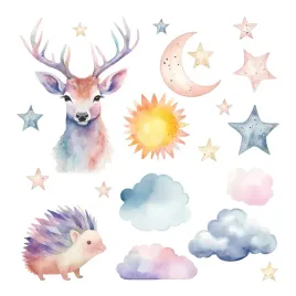 kreatywne-dekoracje-dla-dzieci-magiczna-natura-zwierzeta-i-niebo-130x143-cm