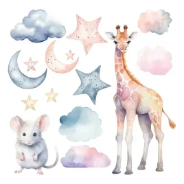 pokoj-dzieciecy-dekoracje-magiczna-natura-zwierzeta-i-niebo-noca-100x95-cm