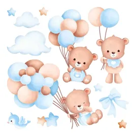 uniwersalne-naklejki-dzieciece-slodkie-misie-z-balonami-na-niebie-60x104-cm