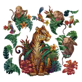 dzieciece-naklejki-rysunkowe-safari-dzikie-zwierzeta-w-dzungli-100x132-cm