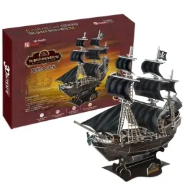 puzzle-3d-okret-piracki-zemsta-krolowej-anny-cubicfun